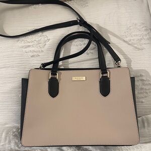 Kate Spade Black and Tan Satchel